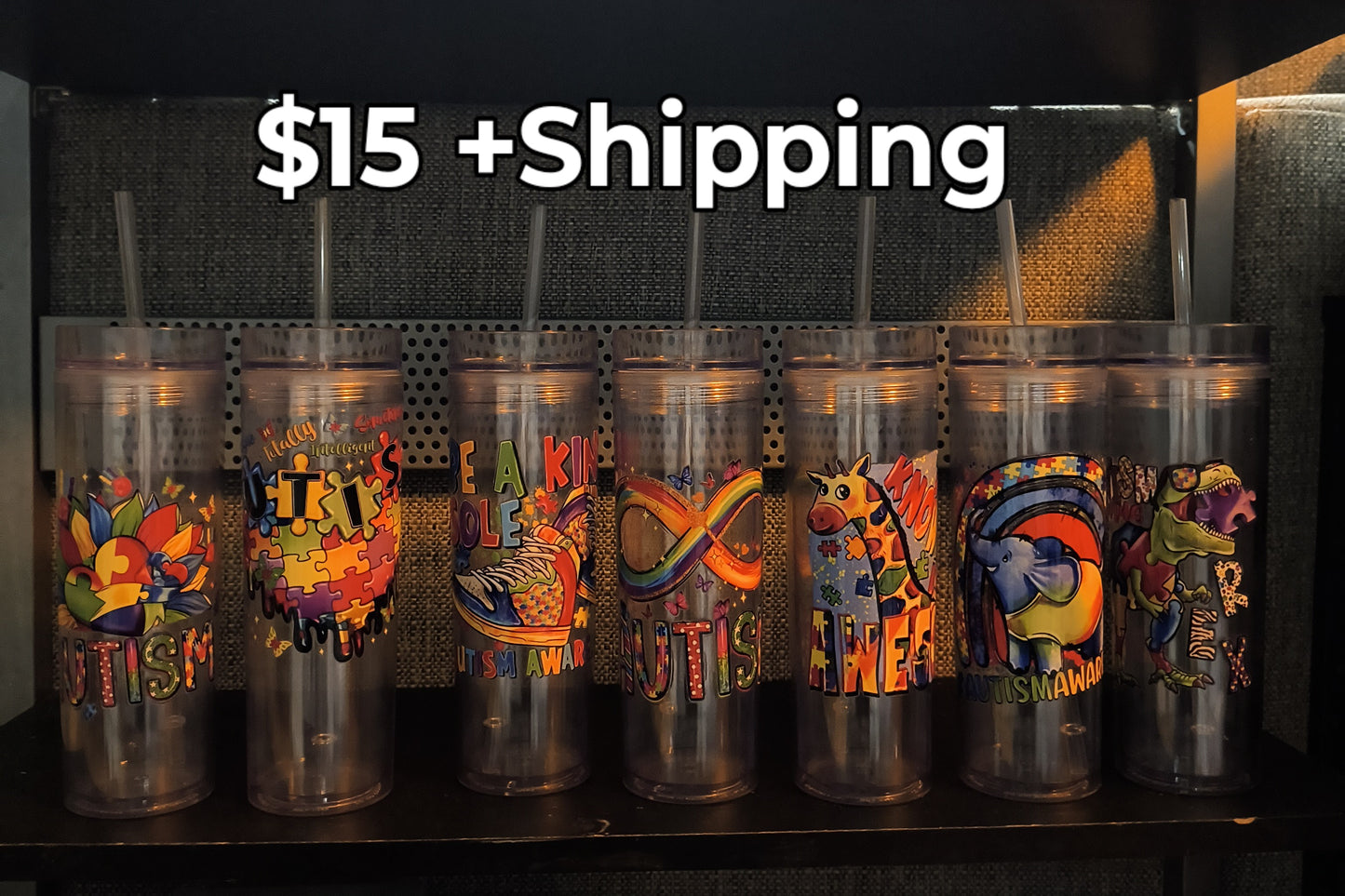 autism awareness  cups